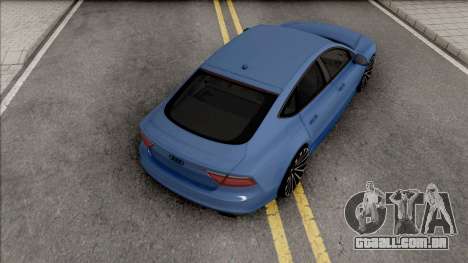 Audi RS7 Blue para GTA San Andreas