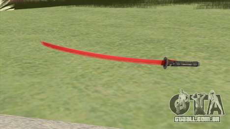 Red Katana (HQ) para GTA San Andreas