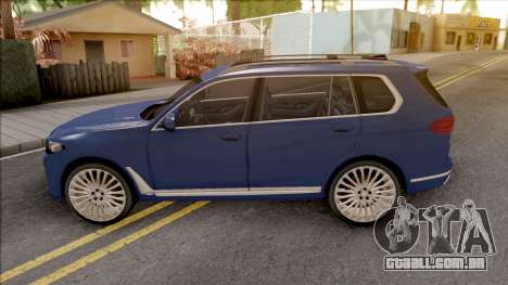 BMW X7 2020 Low Poly para GTA San Andreas