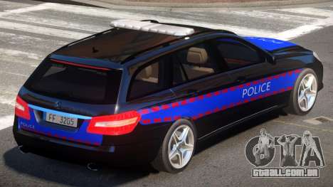 Mercedes E350 Police V1.0 para GTA 4