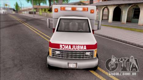 GTA 3 Ambulance para GTA San Andreas