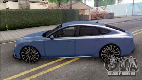 Audi RS7 Blue para GTA San Andreas