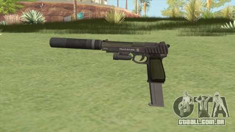 Pistol .50 GTA V (Green) Full Attachments para GTA San Andreas