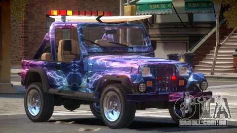 1988 Jeep Wrangler PJ2 para GTA 4