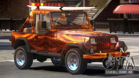 1988 Jeep Wrangler PJ1 para GTA 4