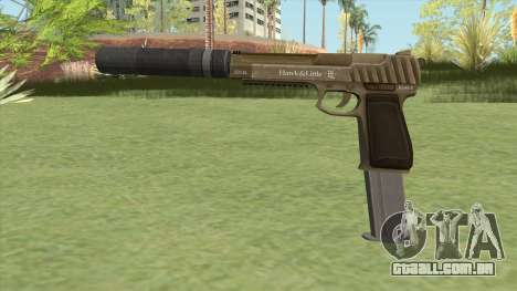 Pistol .50 GTA V (Army) Suppressor V2 para GTA San Andreas