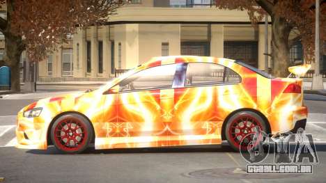 Mitsubishi Lancer X Tuned PJ5 para GTA 4