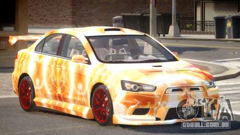 Mitsubishi Lancer X Tuned PJ5 para GTA 4