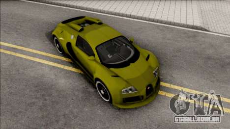 Bugatti Veyron 3B 16.4 para GTA San Andreas