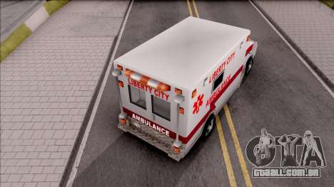 GTA 3 Ambulance para GTA San Andreas