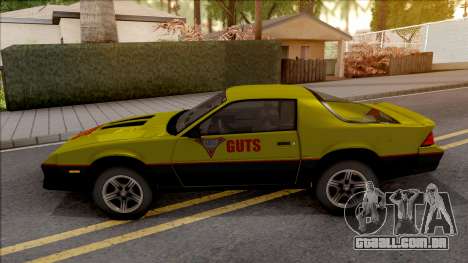 Chevrolet Camaro IROC-Z 1990 Sherlock GUTS para GTA San Andreas