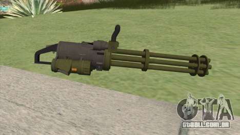 Coil Minigun (Green) GTA V para GTA San Andreas