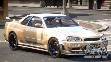 Nissan R34 GTR PJ1 para GTA 4