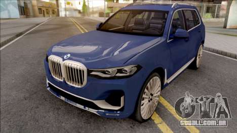 BMW X7 2020 Low Poly para GTA San Andreas