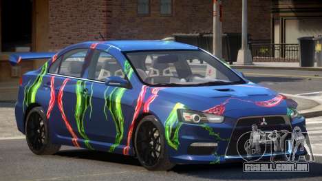 Mitsubishi Lancer X Tuned PJ4 para GTA 4