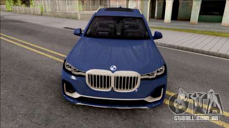 BMW X7 2020 Low Poly para GTA San Andreas