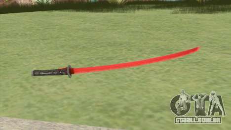 Red Katana (HQ) para GTA San Andreas