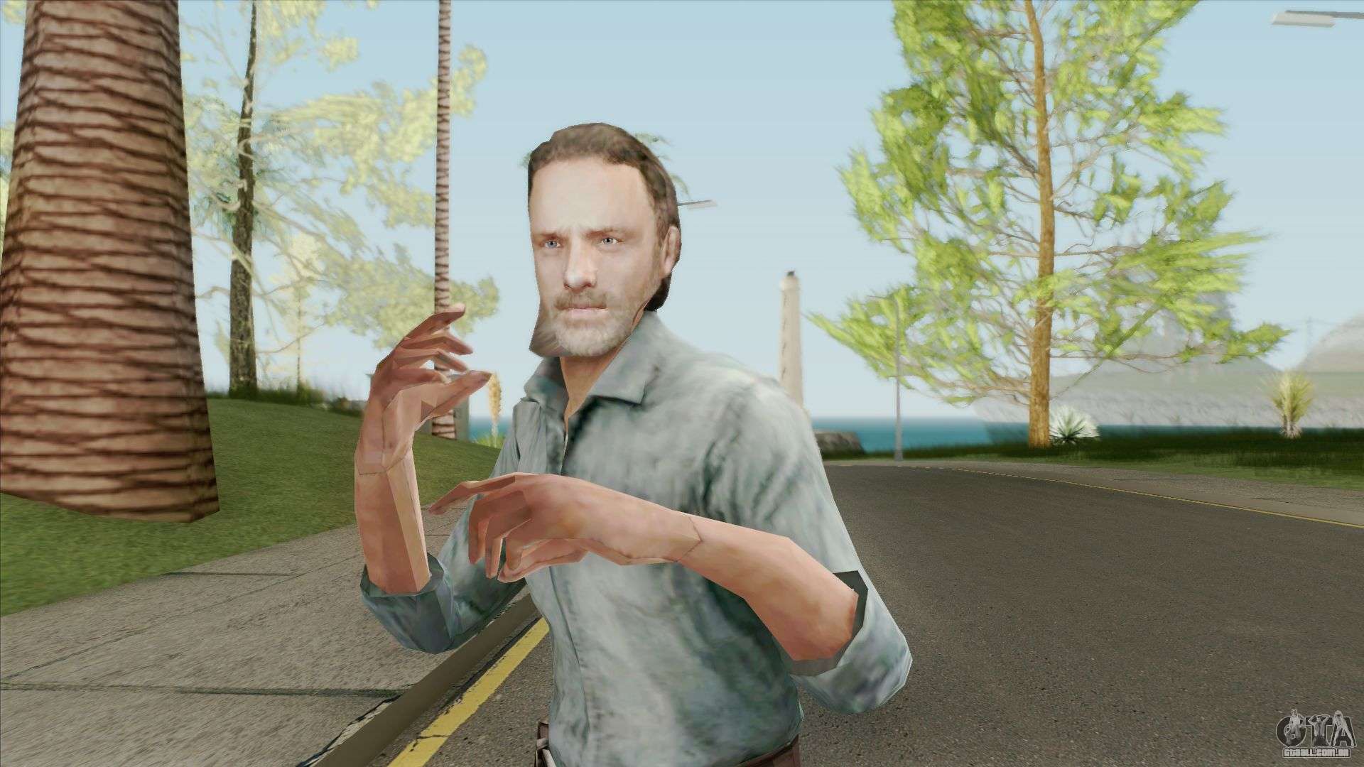 GTA San Andreas - Carl Grimes (The Walking Dead) - YouTube