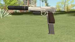 Pistol .50 GTA V (OG Silver) Full Attachments para GTA San Andreas