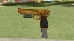 Pistol .50 GTA V (Gold) Flashlight V2 para GTA San Andreas