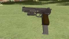 Pistol .50 GTA V (NG Black) Flashlight V2 para GTA San Andreas