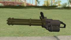 Coil Minigun (Green) GTA V para GTA San Andreas