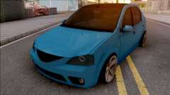 Dacia Logan Tuning Blue para GTA San Andreas