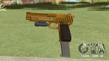 Pistol .50 GTA V (Gold) Flashlight V2 para GTA San Andreas