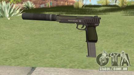 Pistol .50 GTA V (Green) Suppressor V2 para GTA San Andreas
