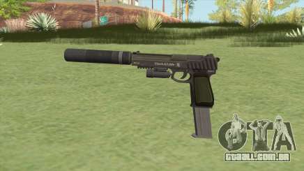 Pistol .50 GTA V (Green) Full Attachments para GTA San Andreas