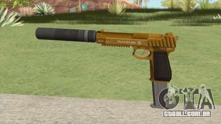 Pistol .50 GTA V (Gold) Suppressor V2 para GTA San Andreas