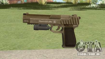 Pistol .50 GTA V (Army) Flashlight V1 para GTA San Andreas