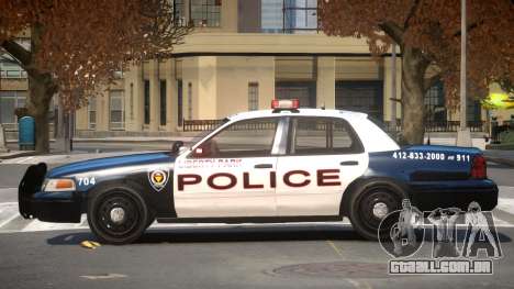Ford Crown Victoria Police V2.3 para GTA 4