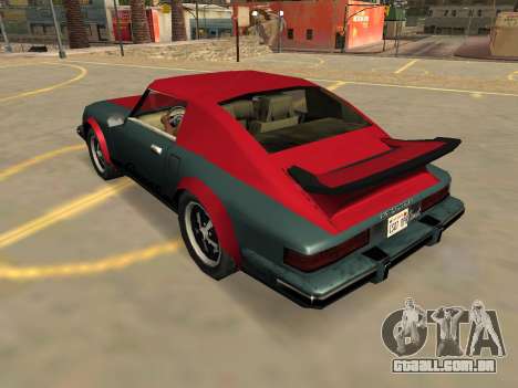 Pfister Comet SR Com Emblemas e Extras para GTA San Andreas