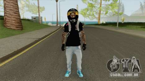 Random Male (Motorcycle Helmet) para GTA San Andreas