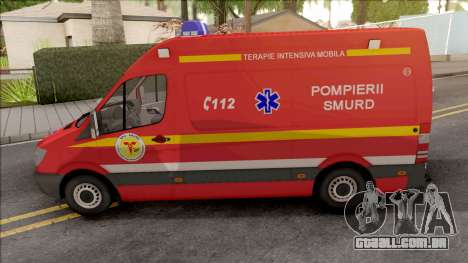 Mercedes-Benz Sprinter 2011 Autospeciala SMURD para GTA San Andreas