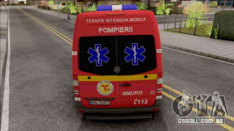 Mercedes-Benz Sprinter 2011 Autospeciala SMURD para GTA San Andreas