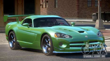 Dodge Viper SRT Drift para GTA 4