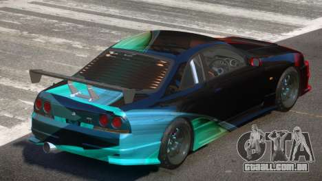 Nissan Skyline GT R33 SE PJ5 para GTA 4