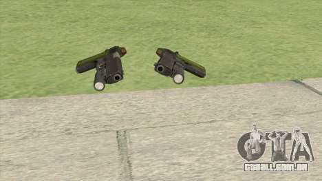 Heavy Pistol GTA V (Green) Flashlight V1 para GTA San Andreas