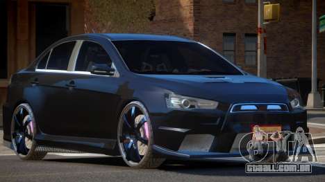 Mitsubishi Lancer X R-Tuned para GTA 4