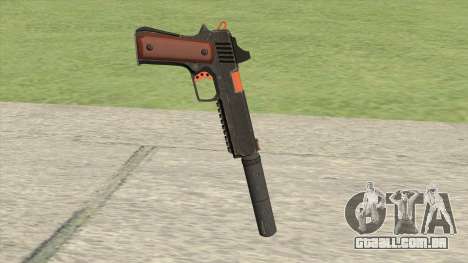 Heavy Pistol GTA V (Orange) Suppressor V1 para GTA San Andreas
