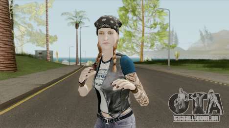 Biker Woman para GTA San Andreas