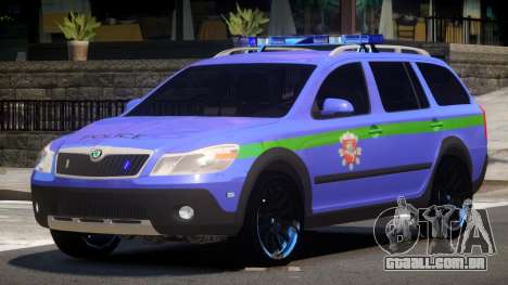 Skoda Octavia Scout Police V1.0 para GTA 4