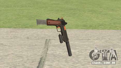 Heavy Pistol GTA V (Orange) Full Attachments para GTA San Andreas