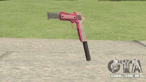 Heavy Pistol GTA V (Pink) Suppressor V2 para GTA San Andreas