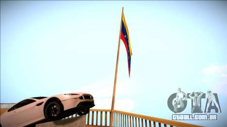 Bandeira da Venezuela no monte Chiliad Remasteri para GTA San Andreas