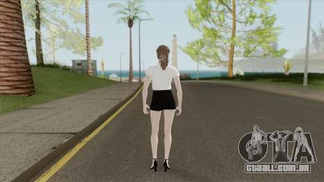 Claire Casual (Mini Skirt) para GTA San Andreas