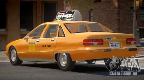Chevrolet Caprice Taxi V1.0 para GTA 4