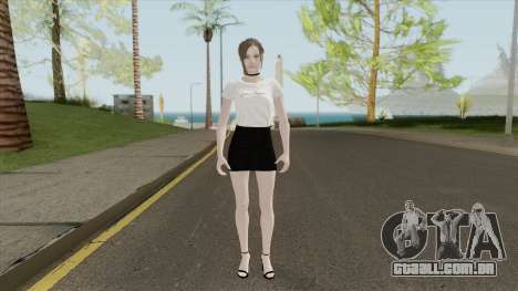 Claire Casual (Short Skirt) para GTA San Andreas